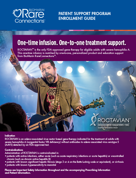 Learn more about enrolling in the BioMarin RareConnections™ patient support program.